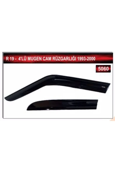 MKM Renault 19 4'lü Mugen Cam Rüzgarlığı 1993-2000 ürün görseli