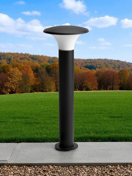 80 Cm, E27 Duy, Elektrikle Çalışır Dış Mekan Aplik, Plastik Bahçe, Duvar, Yol Armatürü,  Ampul Hariç - Resim 8