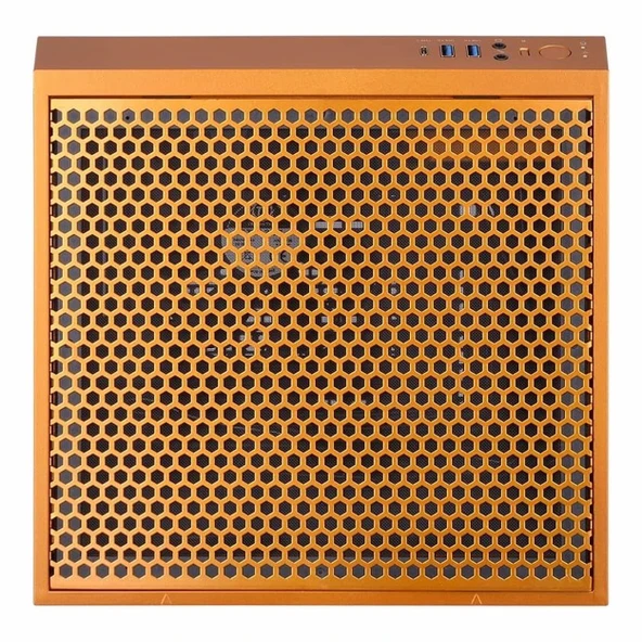 Thermaltake The Tower 100 USB 3.2 mITX Mini Tower Altın Kasa - Resim 5