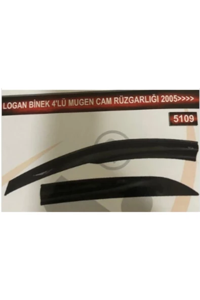 MKM Dacia Logan Binek 4'lü Mugen Cam Rüzgarlık Seti - Resim 2