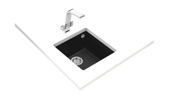 TEKA SQUARE 40.40 TEZGAH ALTI SİYAH GRANİT EVYE - Resim 2