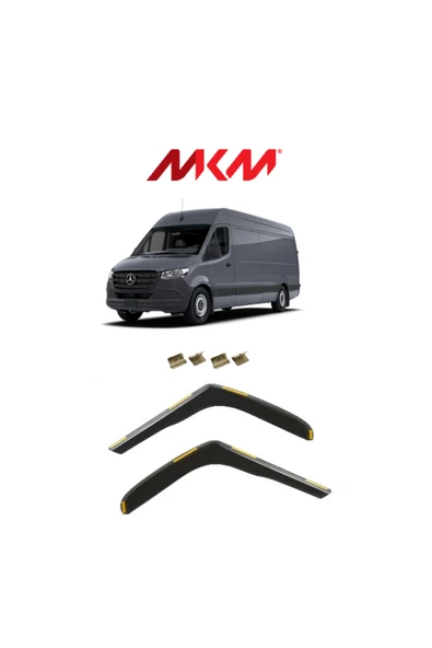 MKM Mercedes Sprinter 2006-2024 Model İçten Geçme 2'li Cam Rüzgarlığı ürün görseli