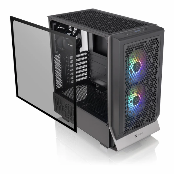 Thermaltake Ceres 300 TG USB 3.2 ARGB ATX Mid Tower Siyah Kasa - Resim 8