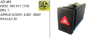 FLAŞÖR ANAHTARI>VW PASSAT B5    >>3B0953235D - MCAR-AN481 ürün görseli