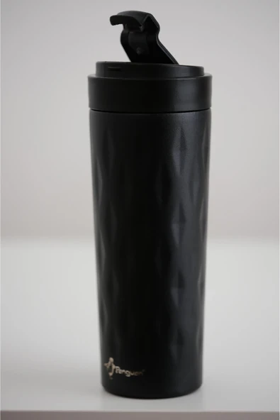 PNG-1167 500ml Flip Kapak Desenli Çelik Mug | 6 Saat Sıcak 12 Saat Soğuk | Sızdırmaz & BPA Free - Resim 3