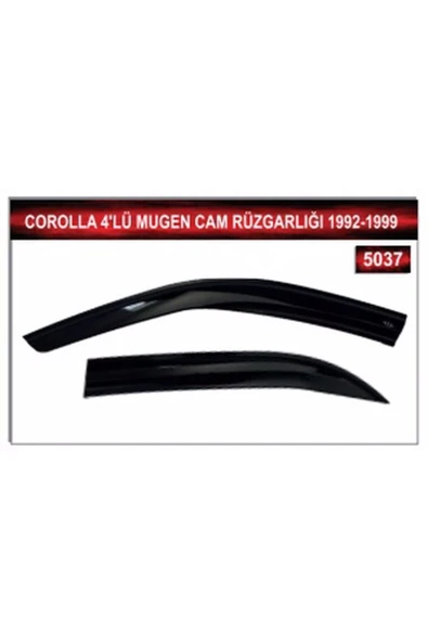 MKM Toyota Corolla 4'lü Mugen Cam Rüzgarlığı 1992-1999 ürün görseli