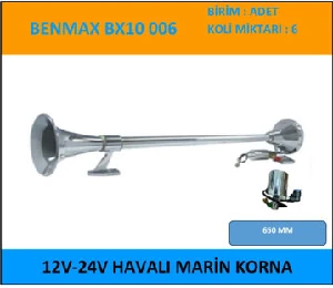 MARİN HAVALI KORNA 12V-24V 650MM - BENMAX-BX10006 - 1