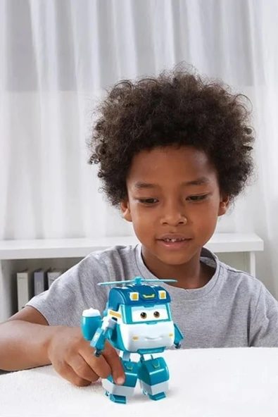 Harika Kanatlar Dönüşen Shine 12 cm Lisanslı Oyuncak – Dönüşebilen Temizlik Helikopteri - 5