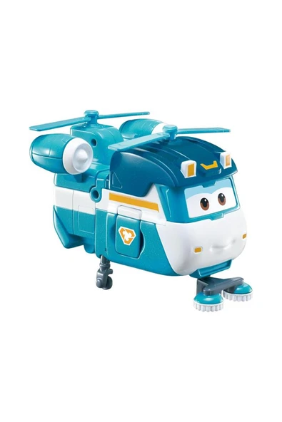 Harika Kanatlar Dönüşen Shine 12 cm Lisanslı Oyuncak – Dönüşebilen Temizlik Helikopteri - 4