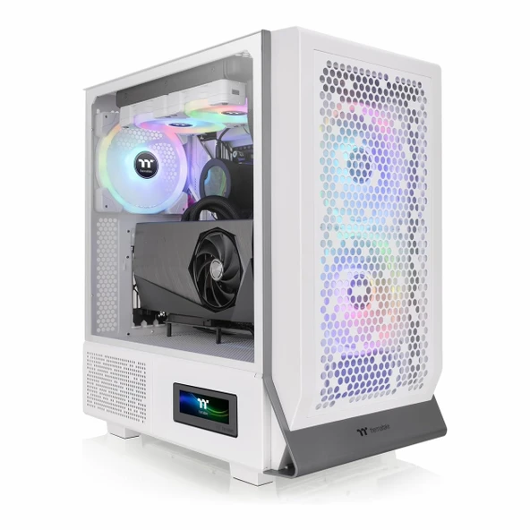 Thermaltake Ceres 300 TG USB 3.2 ARGB eATX Mid Tower Beyaz Kasa ürün görseli 1