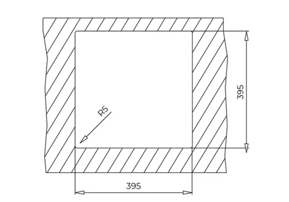 TEKA SQUARE 40.40 TEZGAH ALTI SİYAH GRANİT EVYE - Resim 4