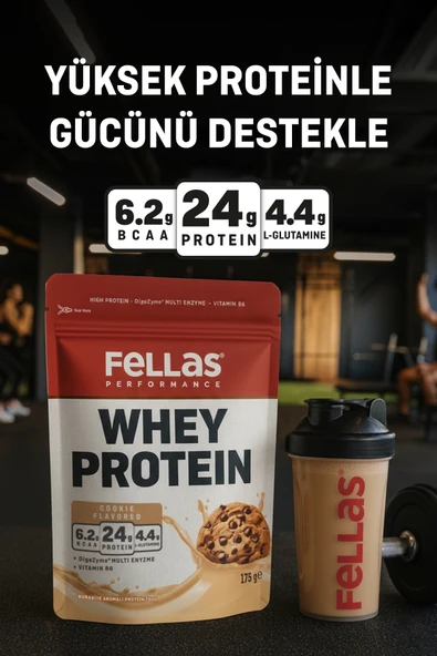 Fellas Protein Tozu - Kurabiye Aromalı (175g) - 2