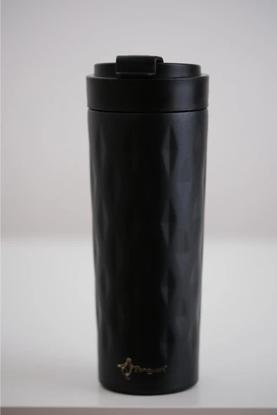 PNG-1167 500ml Flip Kapak Desenli Çelik Mug | 6 Saat Sıcak 12 Saat Soğuk | Sızdırmaz & BPA Free - Resim 2