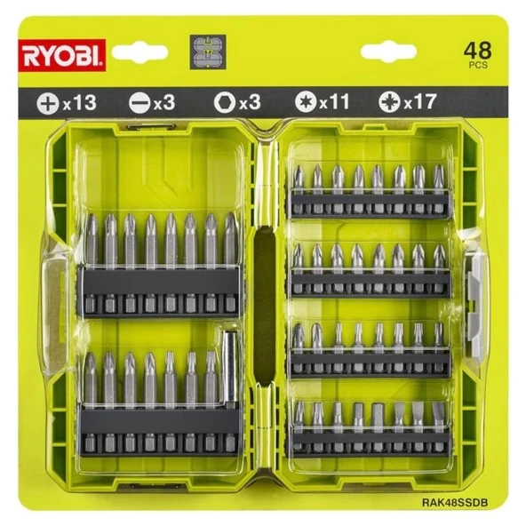 Ryobi Ryobı 48 Parça Uç Seti ( RAK48SSD) - 1