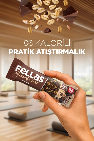 Kakaolu Granola Bar 23 g x 12 Adet - Resim 4