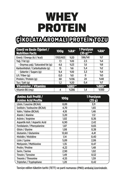 Fellas Protein Tozu 2'li - Çikolata Aromalı (175g) + Kurabiye Aromalı (175g) - Resim 7