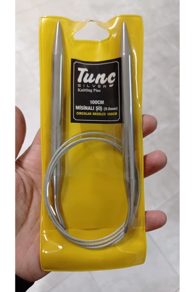 Tunç Marka Misinalı Çelik Telli Titanyum Örgü Şişi 100 cm No:10 - 1