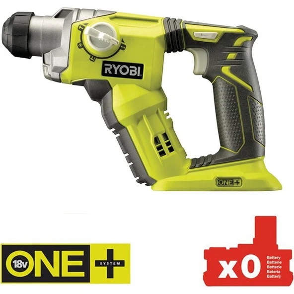 Ryobi Ryobi R18SDS-0 Akülü Pnömatik Kırıcı Delici (Lithium ion 18 V) - Resim 2