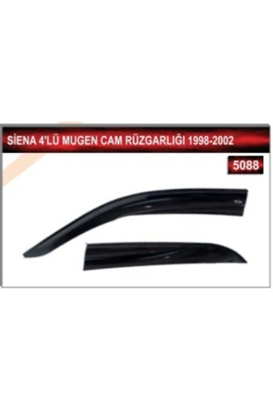 MKM Fiat Siena 4'lü Mugen Cam Rüzgarlığı 1998 - 2002 ürün görseli