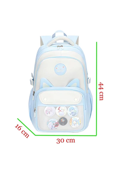 MUGGLE MU-1803 KOLEJ SIRT ÇANTASI MAVİ - 2