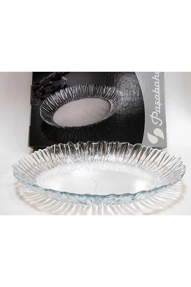 10547 Aurora 2 Li Orta Oval Tabak 25x19cm - Resim 3