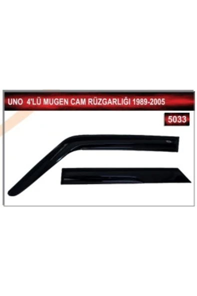 MKM Fiat Uno 4'lü Mugen Cam Rüzgarlığı 1989 - 2005 ürün görseli