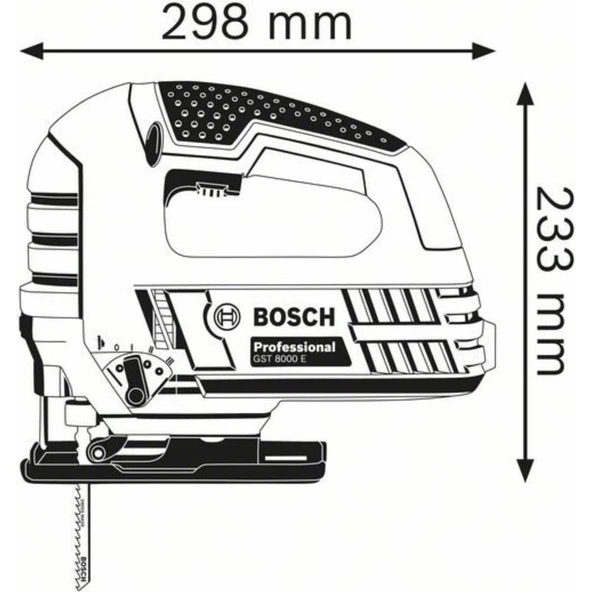 Bosch Bosch Dekupaj Makinesi 710W GST8000E 060158H000 - Resim 2