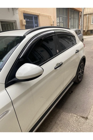MKM Fiat Egea Cross 2023 Model ve Üzeri Uyumlu 4'lü Mugen Cam Rüzgarlığı - Resim 2