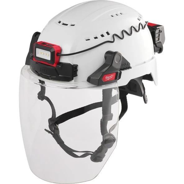 Milwaukee Milwaukee Bolt Kask Uyumlu Şeffaf Kompakt Yüz Koruyucu 1ADET T4932479943 - 2