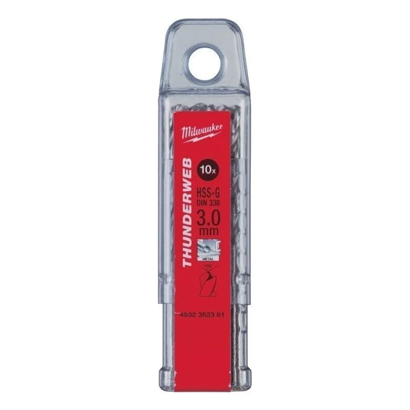 Milwaukee Milwaukee Metal Matkap Ucu Thunderweb Seri  1,5 X  40 mm 10'lu - 1