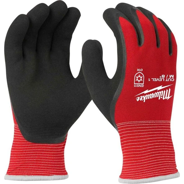 Milwaukee Milwaukee 1. Derece Kesik Korumalı Kışlık Nitril Eldiven - M/8 T4932471343 - 1