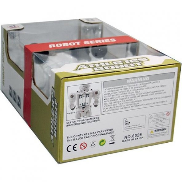 Işıklı Sporcu Atletik Robot 26 cm - 4