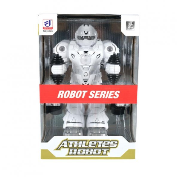 Işıklı Sporcu Atletik Robot 26 cm - 5