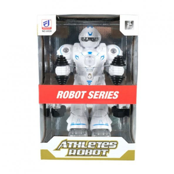 Işıklı Sporcu Atletik Robot 26 cm - 6