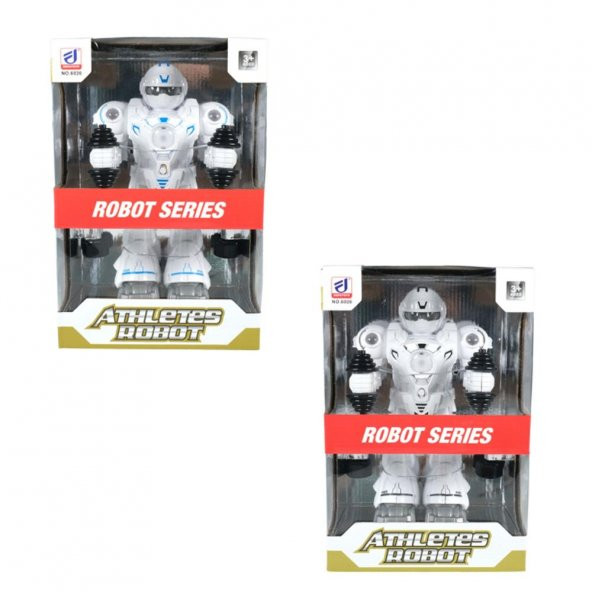 Işıklı Sporcu Atletik Robot 26 cm - 7