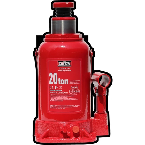 Attlas Attlas Atsk 20 Ton Hidrolik Şişe Kriko - A1201008 ürün görseli