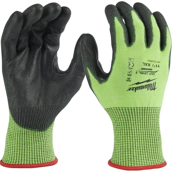 Milwaukee Milwaukee Yük Görünürlüklü 5. Der Kes Korumalı Eldiven 11/xxl T4932479935 - 1
