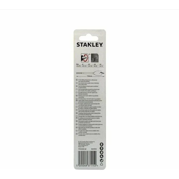 Stanley Stanley STA52020 Geniş Ahşap Kelebek Matkap Ucu 16 mm - 2