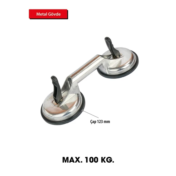 Eratool Eratool Cam Vantuzu 2li Metal Gs-2 ERA13003 ürün görseli