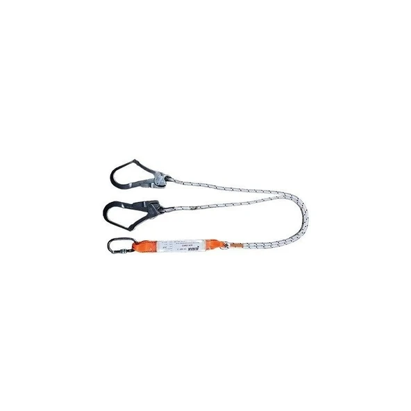 karam Karam KA341 Çift Kollu Şok Emicili Lanyard Statik Halatlı - 1