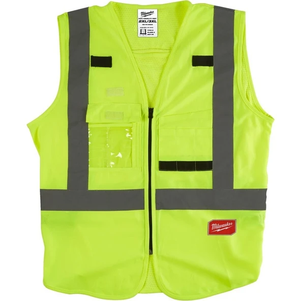 Milwaukee Milwaukee Yüksek Görünürlüklü Yelek (Sarı) - 2Xl/3Xl  T4932471891 - 1