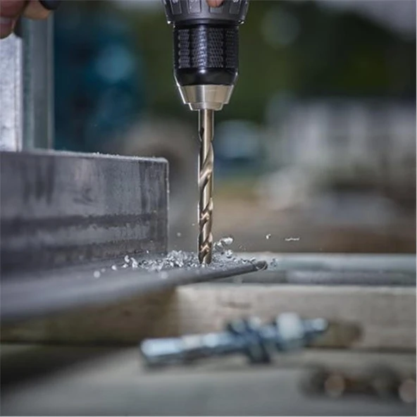 Milwaukee Milwaukee Metal Matkap Ucu Hss-G Co. (Altın Seri) 12X151 mm T4932363284 - Resim 2