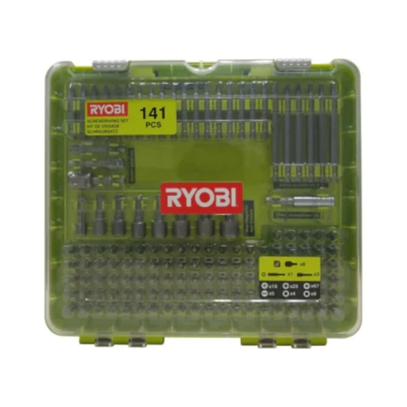 Ryobi Ryobi RAKD141 141 Parça Vidalama Lokma Seti ürün görseli