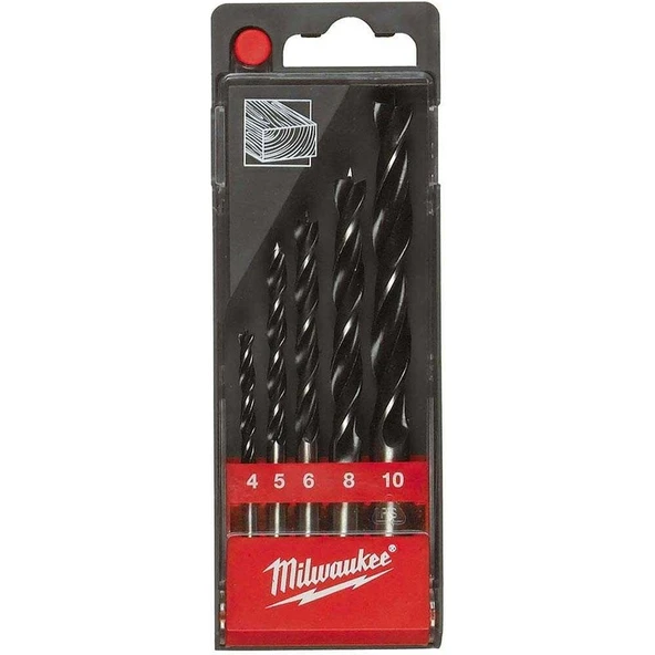 Milwaukee Milwaukee 5'li Ahşap Matkap Ucu Seti 4-10 mm - Resim 2