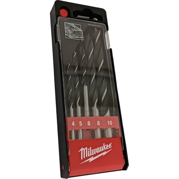 Milwaukee Milwaukee 5'li Ahşap Matkap Ucu Seti 4-10 mm ürün görseli