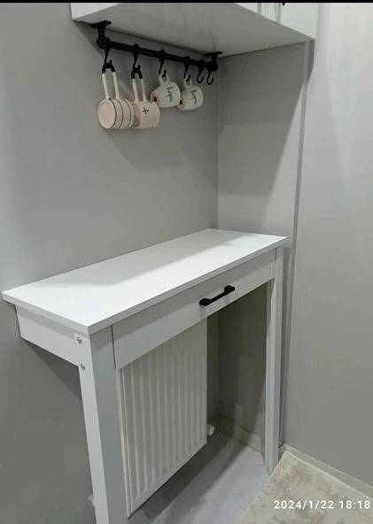 Modern Kahve Köşesi  BEYAZ 80 30 92 Şık ve Kullanışlı Tasarım - 2