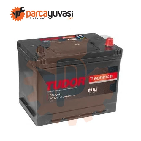Aku Aku 12v 70 Ah 540a D26 (270×173×222) Asya - Tudor Tb704 - Resim 1