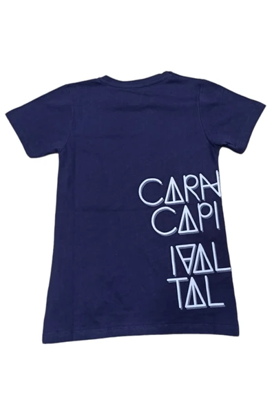 Erkek Çocuk Carnival Desenli Çift Taraf Desenli Tişört - 2