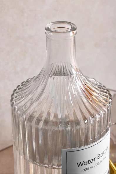 Perotti Viking 1000 ml Cam Şişe ve Yağlık Kapaklı Çift Kapaklı - Resim 5