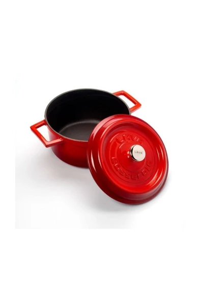 YUVARLAK TENCERE Ç20 TRENDY KIRMIZI LVYTC20K2R - Resim 2